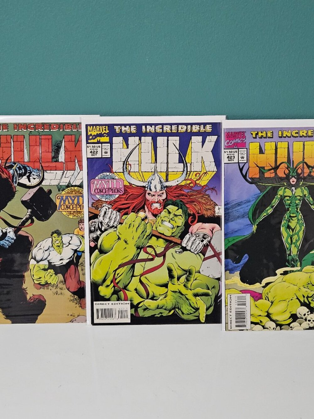 The Incredible Hulk #421 422 423 (Marvel Comics, 1994) Myth Conceptions Full Arc